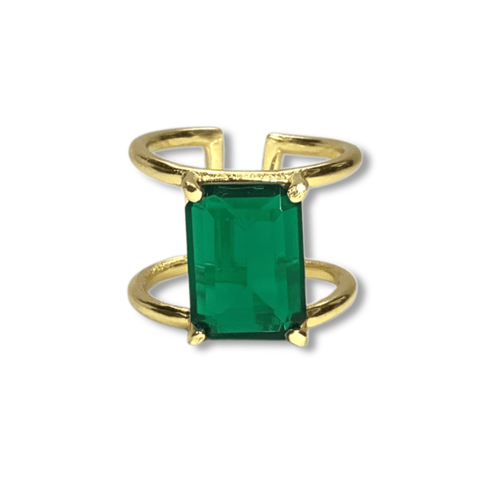 Emerald Sherry Ring