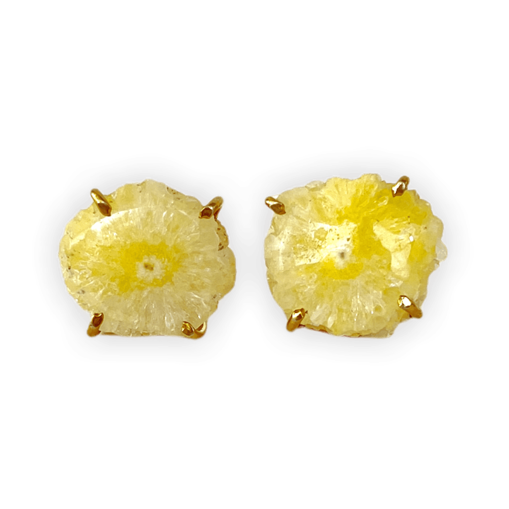 Solar Quartz Yellow Dani ADMK Earring