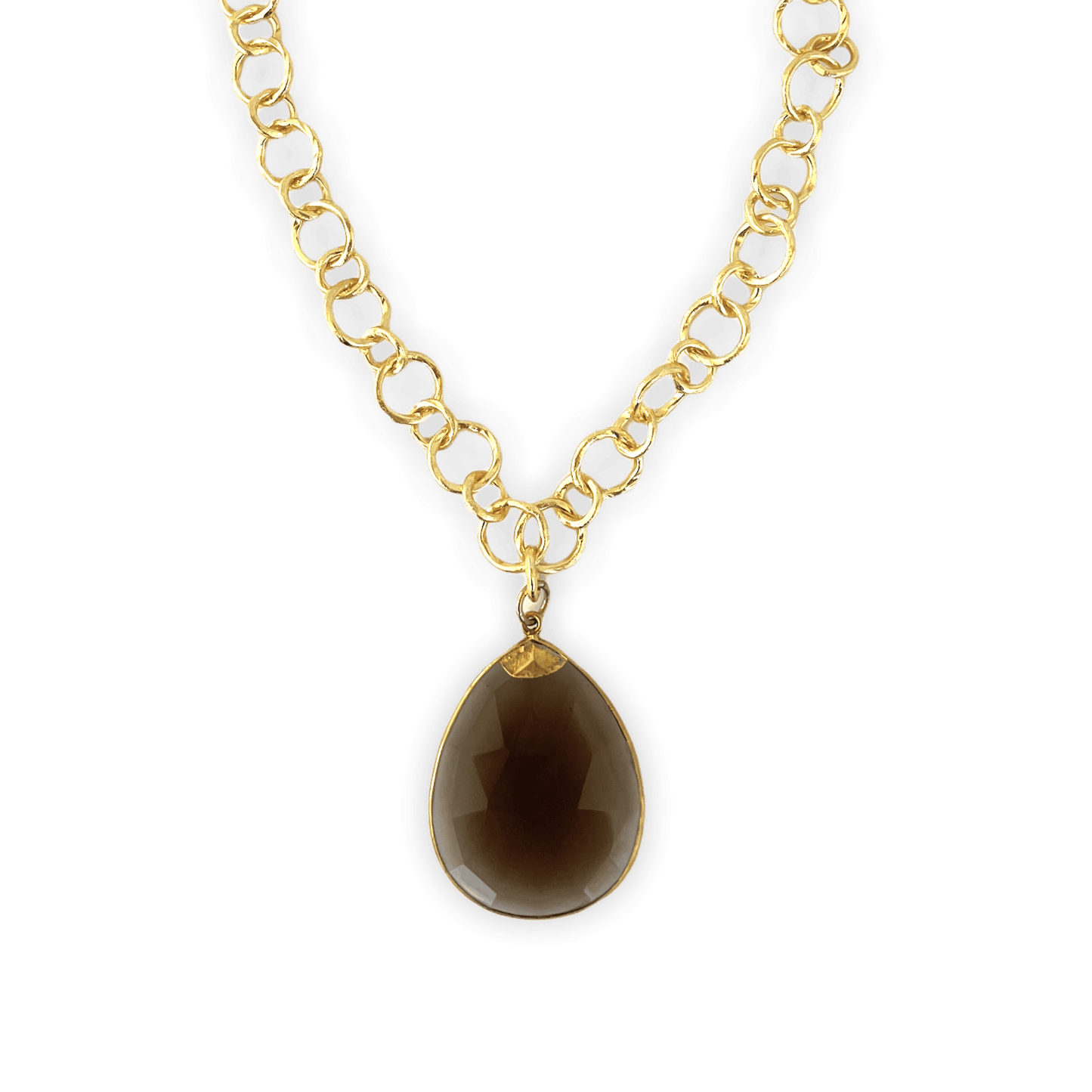 Smokey Quartz Large Exquisite Necklace