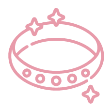 Elegant pink bracelet design representing artisan jewelry and luxury handcrafted jewelry.