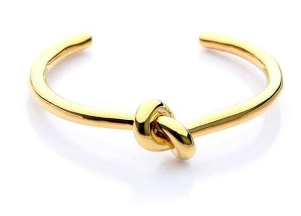 The Gold Knot Bracelet - elegant artisan jewelry piece