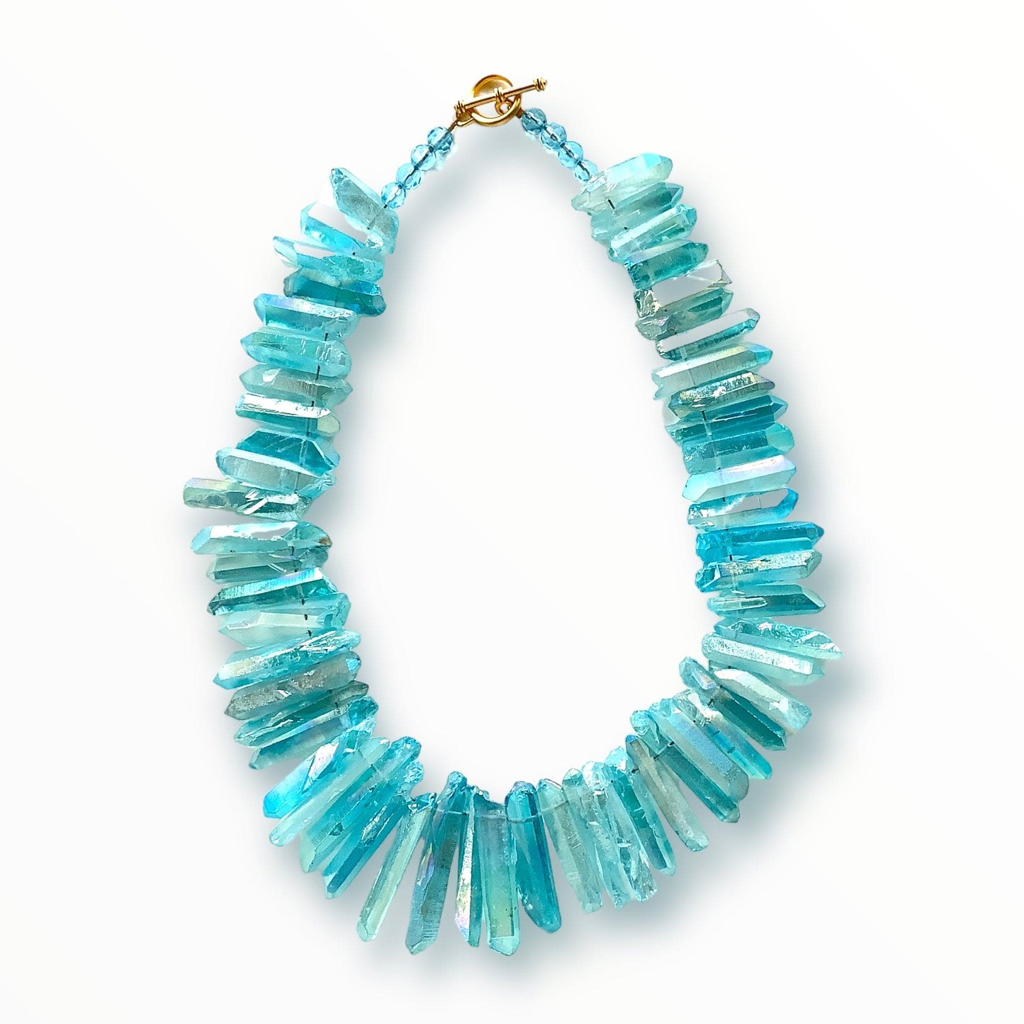 Aqua Francie ADMK Statement Necklace