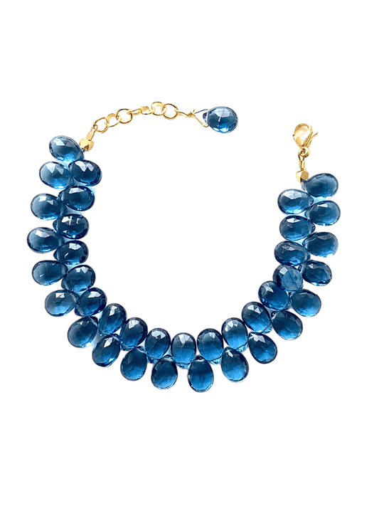 London Blue Teardrop Bracelet