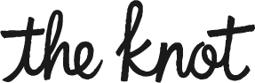 The Knot logo, symbolizing wedding planning and bridal resources.