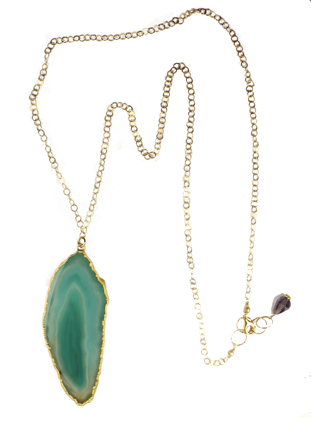 Green Agate Talle ADMK Necklace