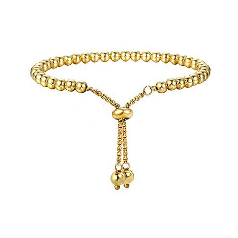 Gold Beaded ADMK Bracelet