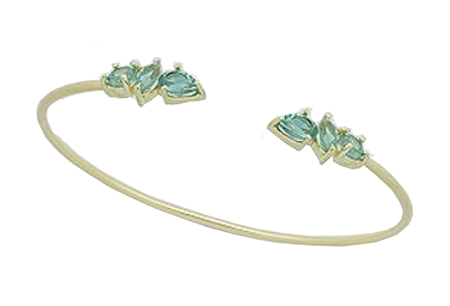 Emerald Kimmy ADMK Bracelet, handmade gemstone jewelry, elegant design
