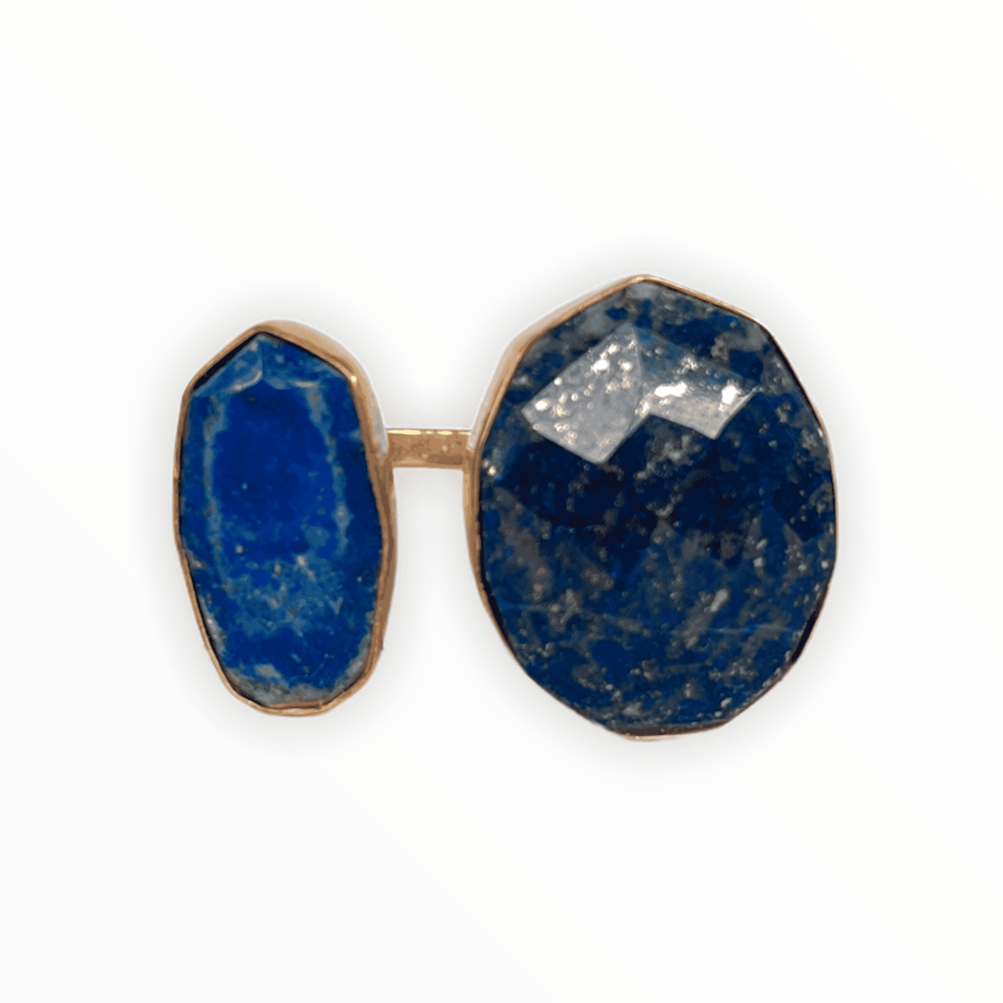 Blue Lapis Jeannie ADMK Ring, artisan jewelry, handmade gemstone jewelry