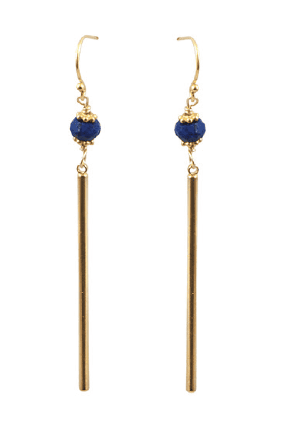 Blue Lapis ADMK Sally Earrings, luxury handcrafted jewelry