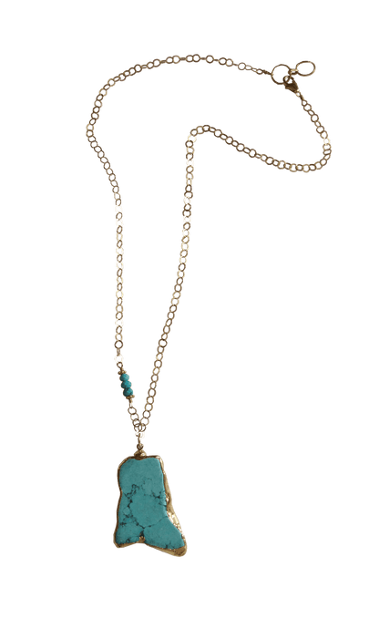 Turquoise Freeform Allie ADMK Necklace